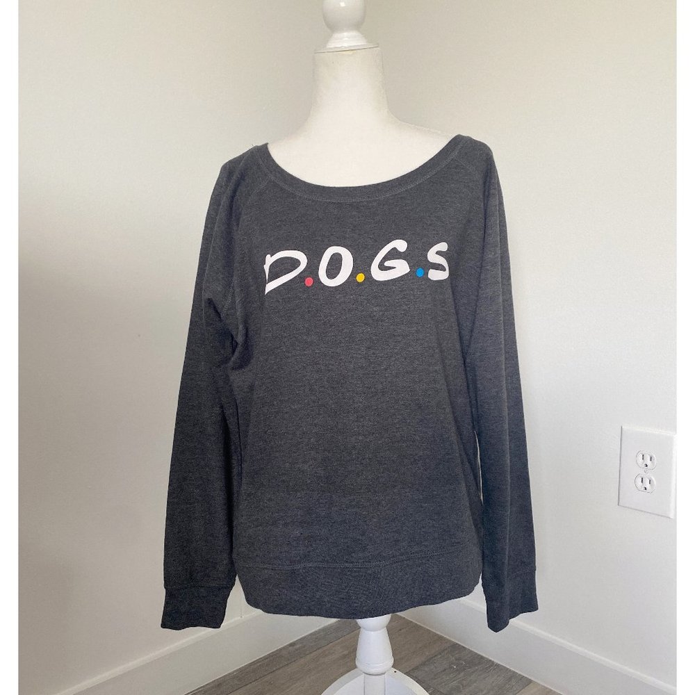 DOGS Friends Grey Iconic Logo Sweatshirt D.O.G.S.